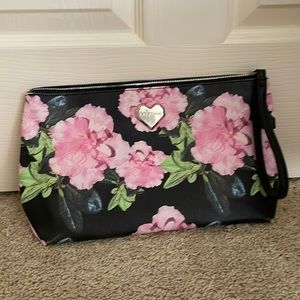 Betsy Johnson Pink Flower Clutch